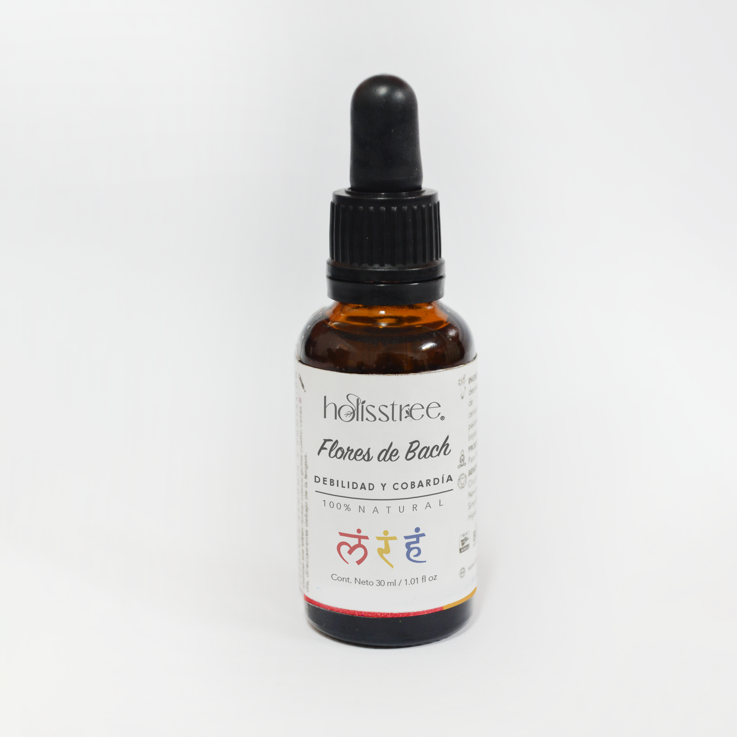 Flores De Bach Contra Debilidad y Cobardía | 30ml Holisstree