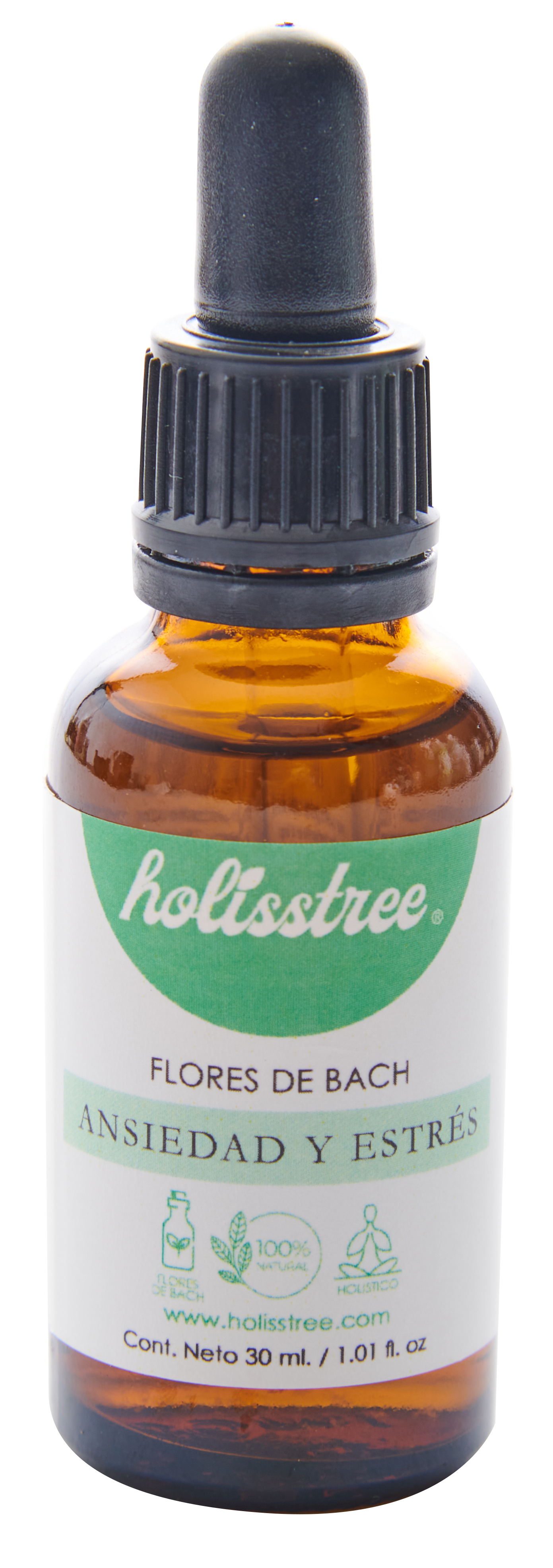 Flores De Bach Contra Ansiedad y Estrés | 30ml Holisstree