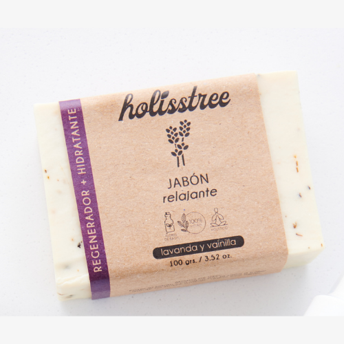 Jabon Lavanda Vainilla Relajante | 100gr Holisstree