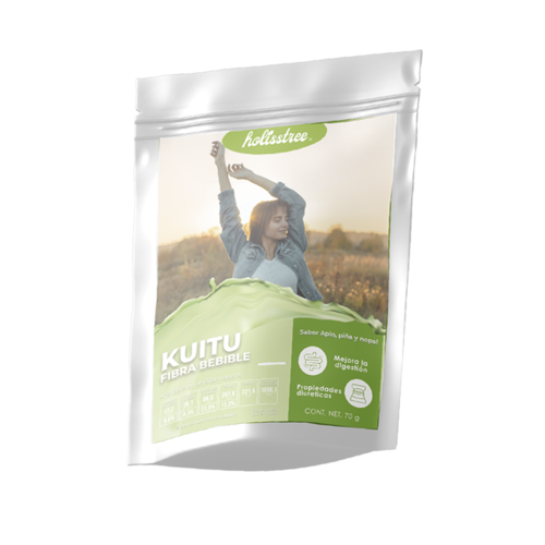 Kuitu Fibra Sabor Piña, Apio Y Nopal | 105gr Holisstree Holisstree