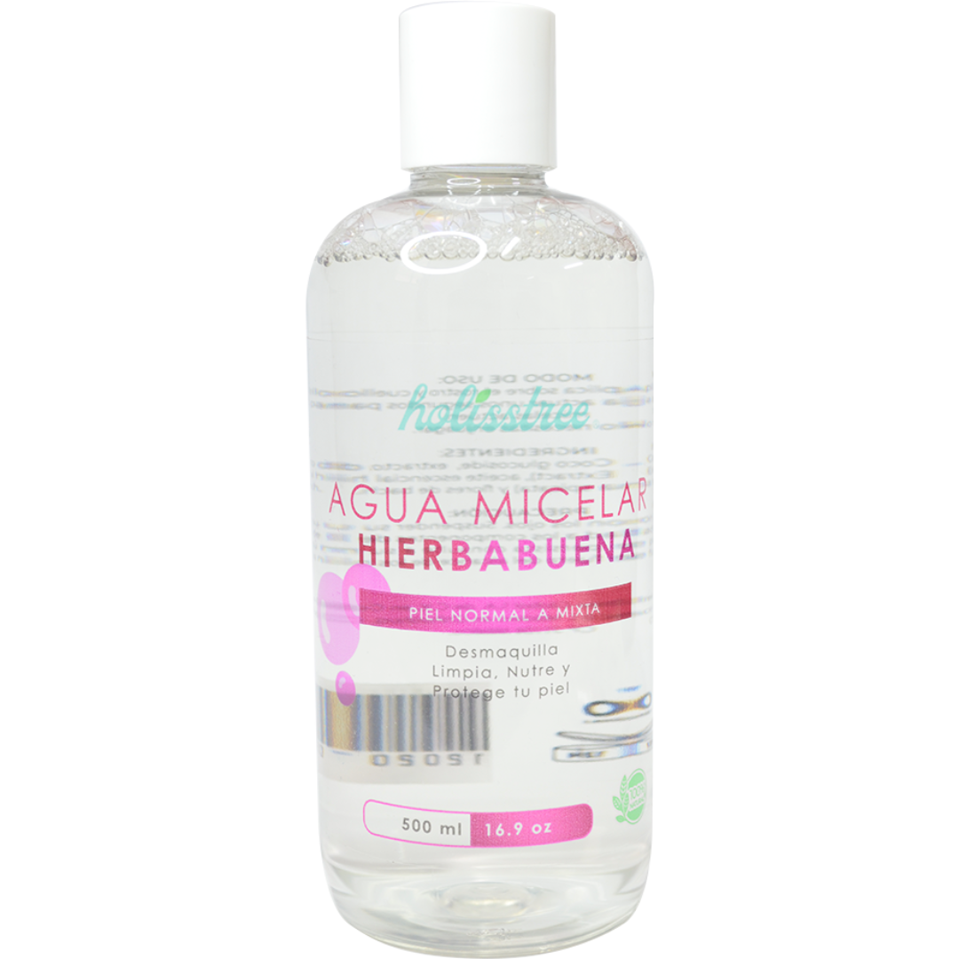 Agua Micelar Hierbabuena Piel Normal Mixta | 500ml Holisstree