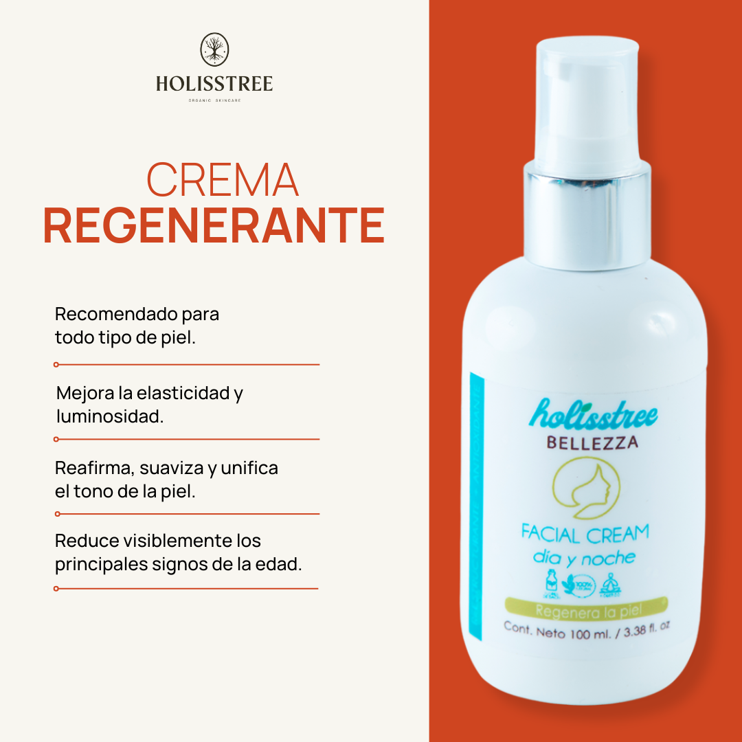 Crema Facial Dia Y Noche Regenerante | 100ml