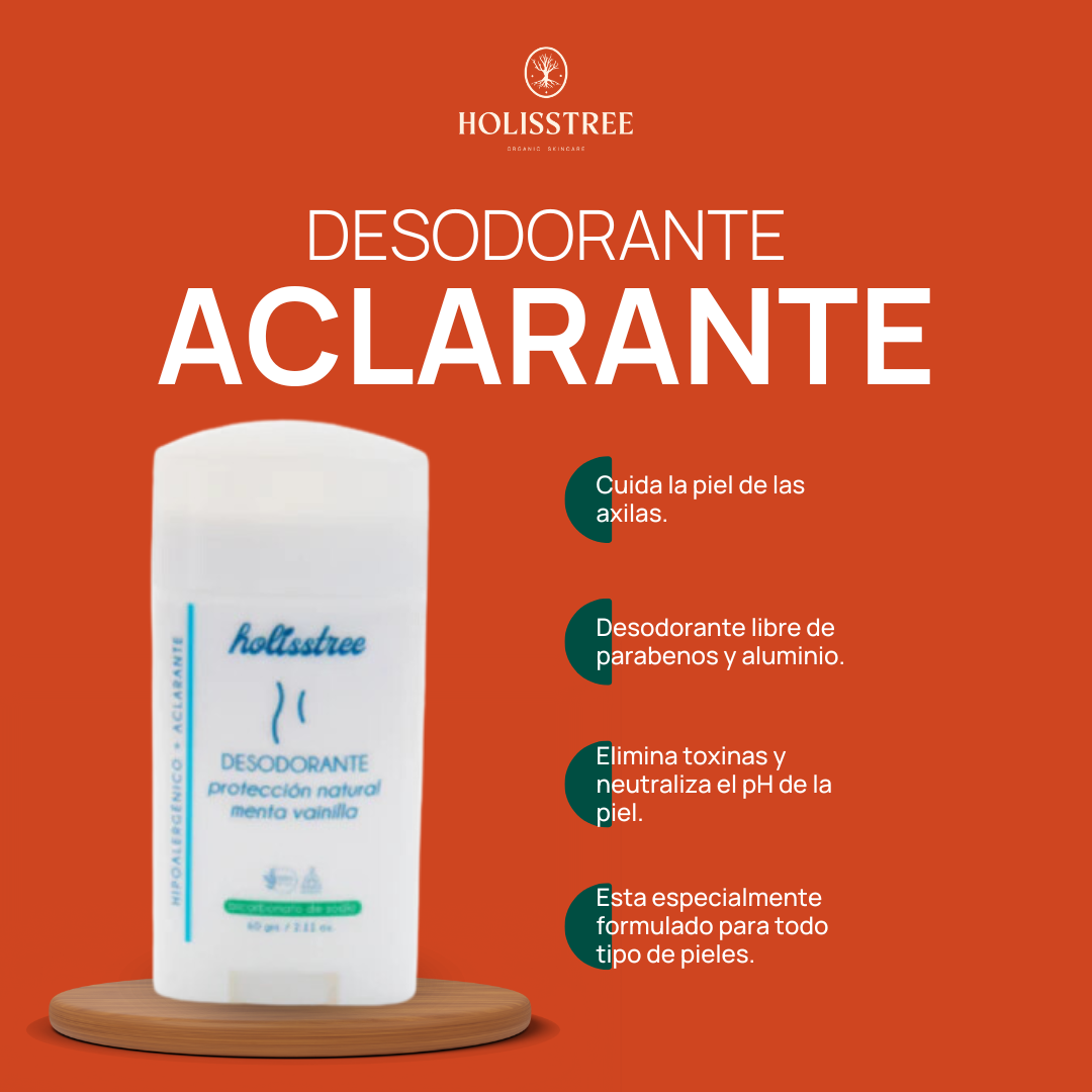 Desodorante Aclarante Menta Vainilla | 60gr