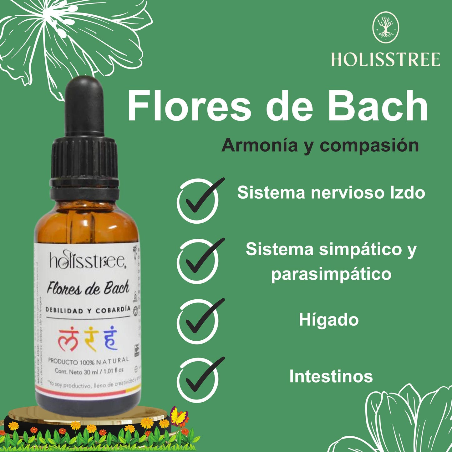 Flores De Bach Armonia y Compasión | 30ml