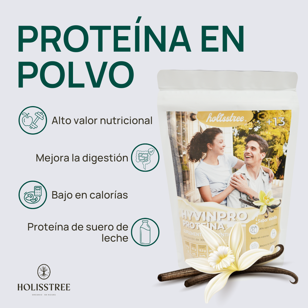 Hyvinpro Proteina Vainilla Polvo Suplemento Nutricion | 210gr