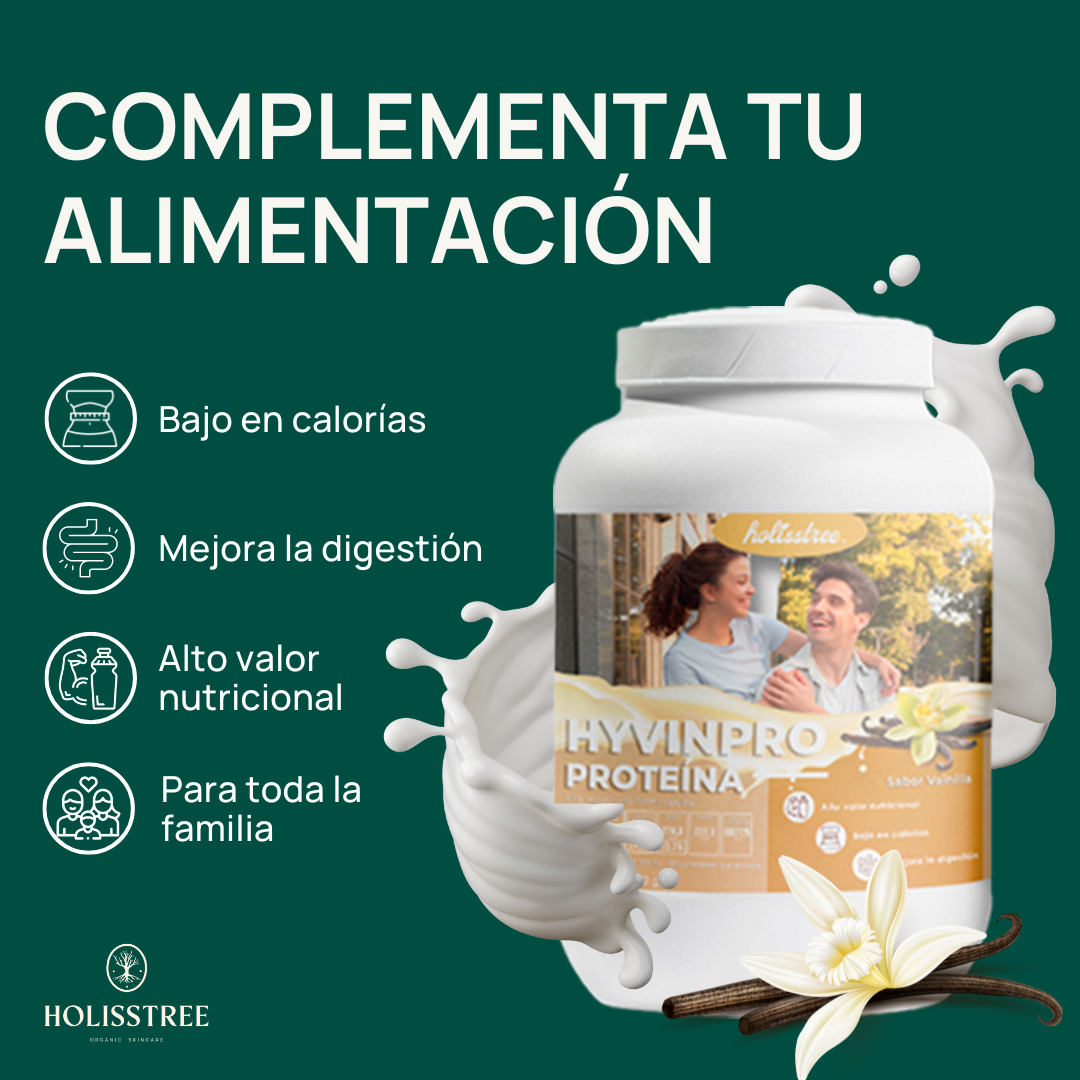 Hyvinpro Proteina Vainilla Polvo Suplemento Nutricion | 900gr