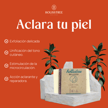 Clear Care Jabon En Barra Aclarante | 100gr