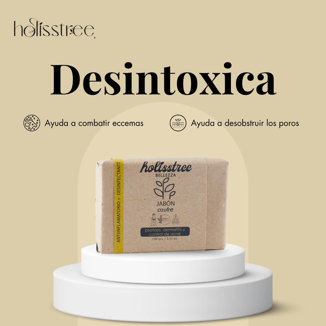 Jabón De Azufre Anti Acne Desintoxicar | 100gr