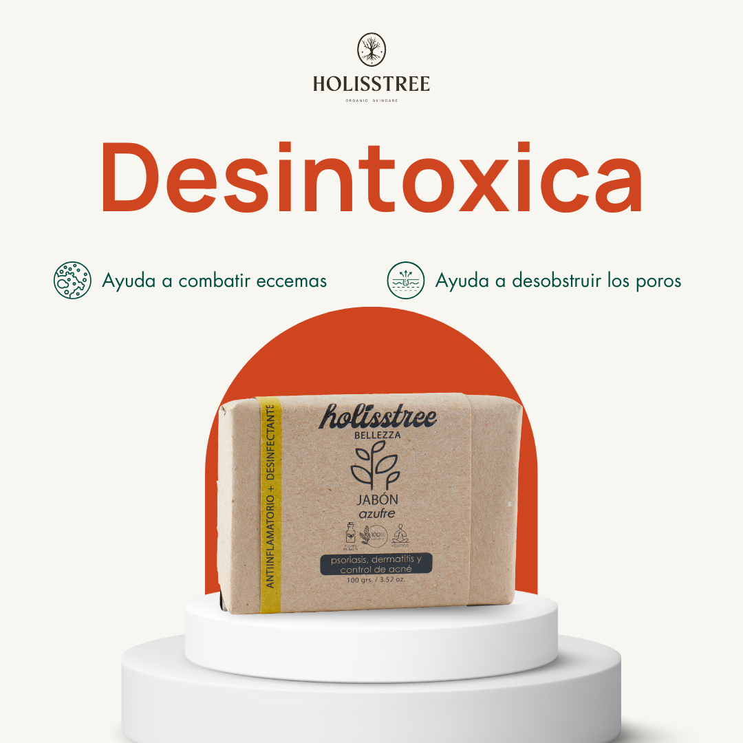 Jabón De Azufre Anti Acne Desintoxicar | 100gr