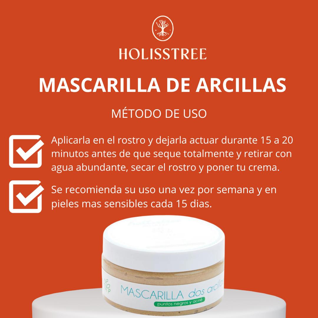 Mascarilla Dos Arcillas Anti Acne | 250gr