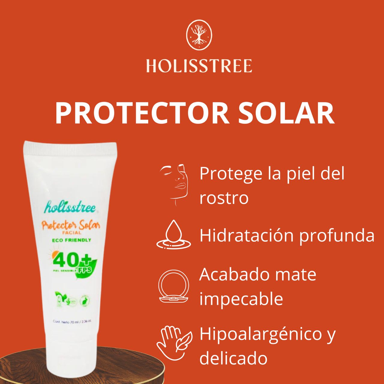 Protector Solar FPS40+ | 70ml