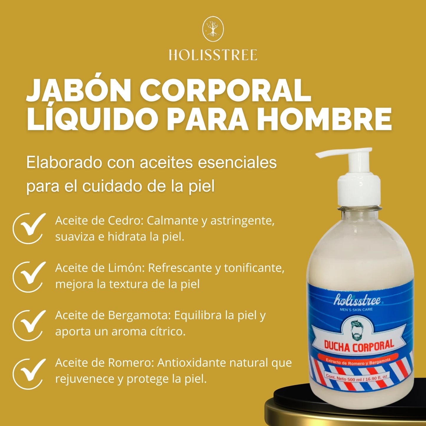 Jabón Ducha Corporal Caballero Refresca | 500ml