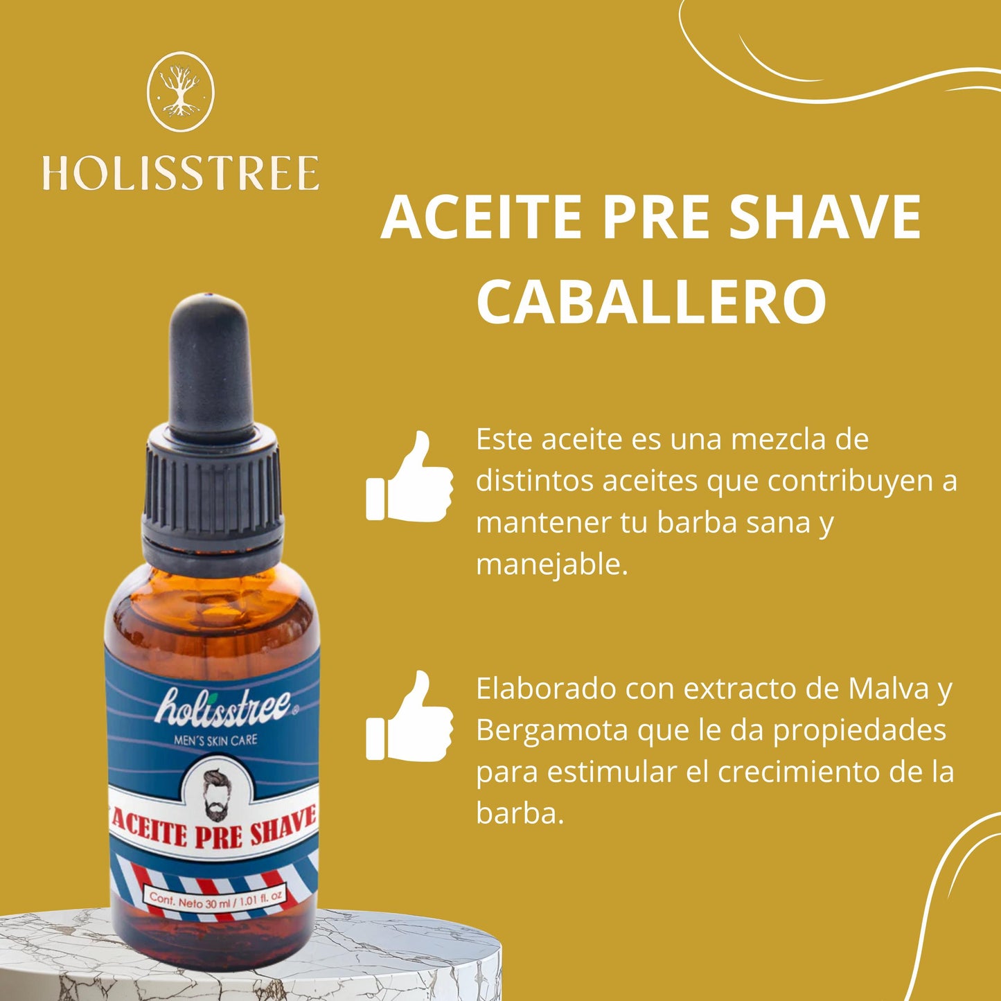 Aceite Pre Shave Caballero Estimulante | 30ml